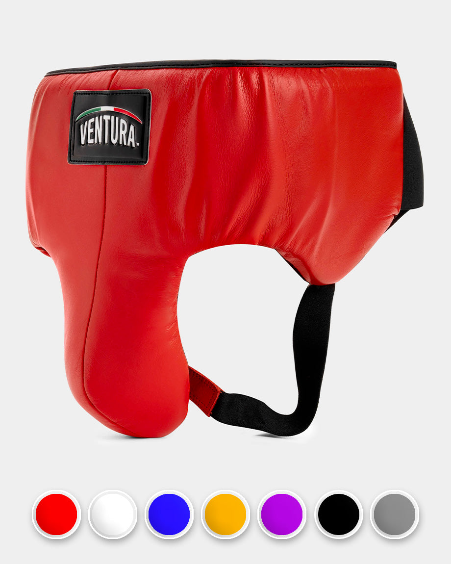 Conchiglia protettiva da boxe in vera pelle