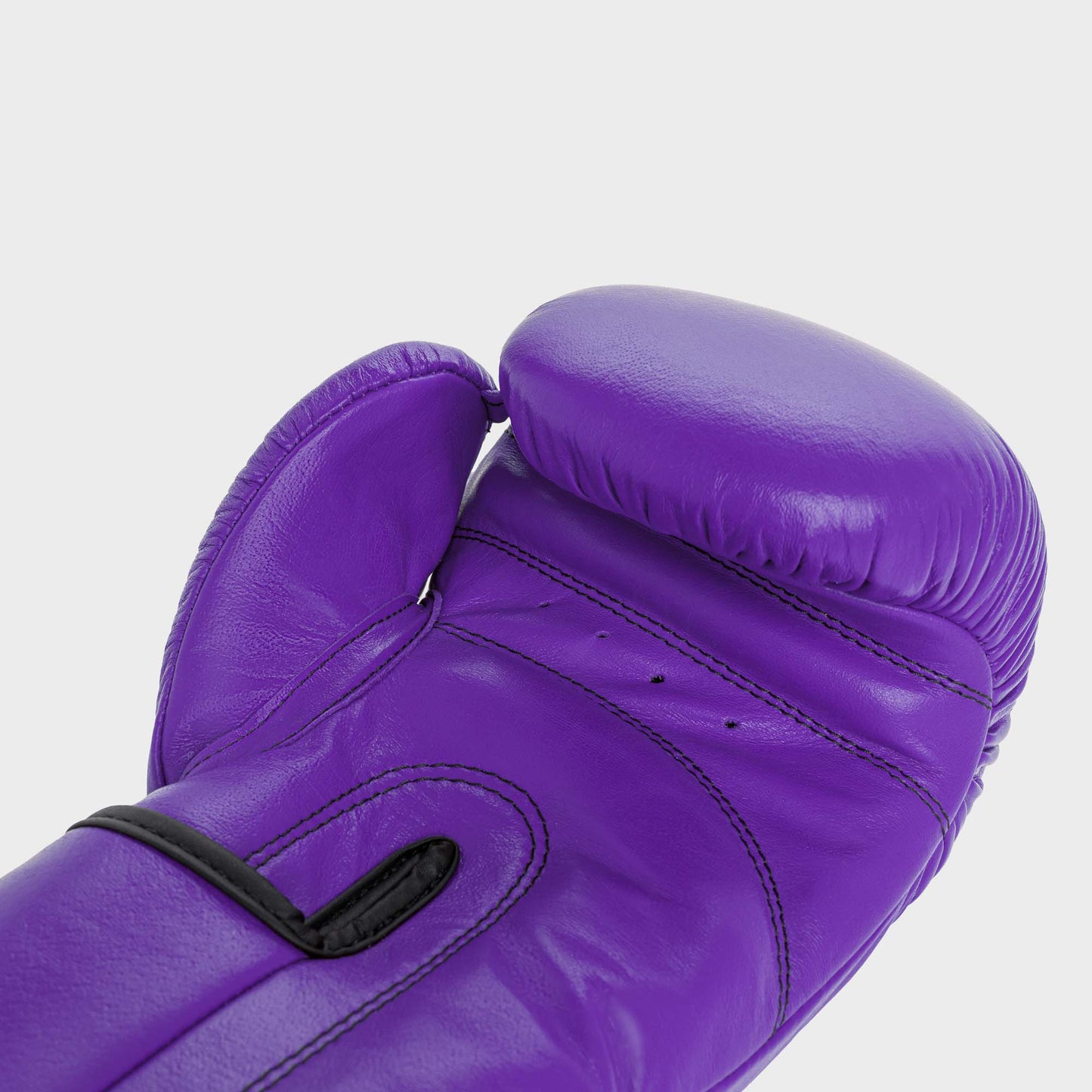 GUANTES DE BOXEO DE CUERO GENUINO - MORADO