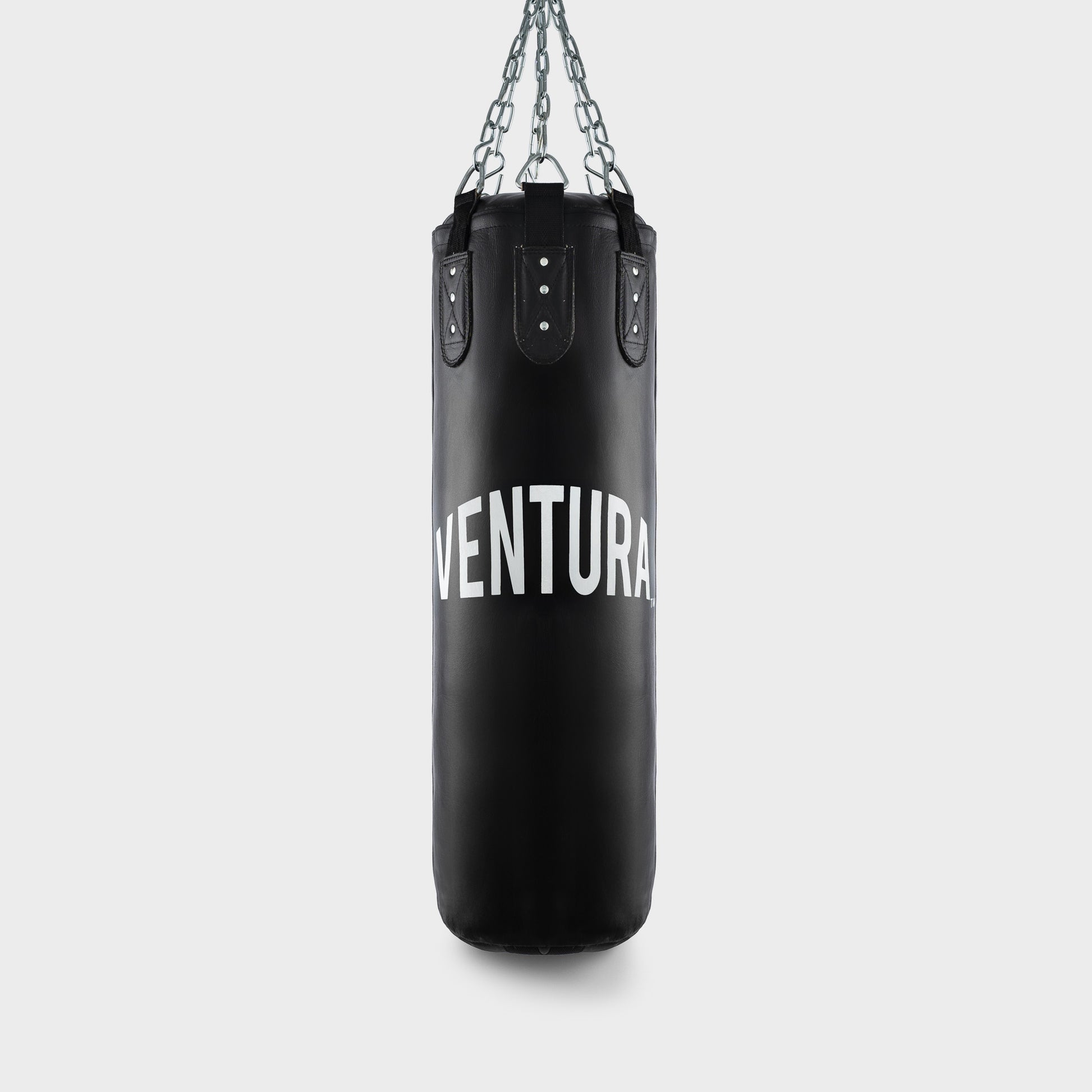 SACO DE BOXEO DE CUERO GENUINO - 100 cm, 25 kg