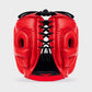 GUANTONI E CASCHETTO FACEBAR BOXE IN VERA PELLE - ROSSO