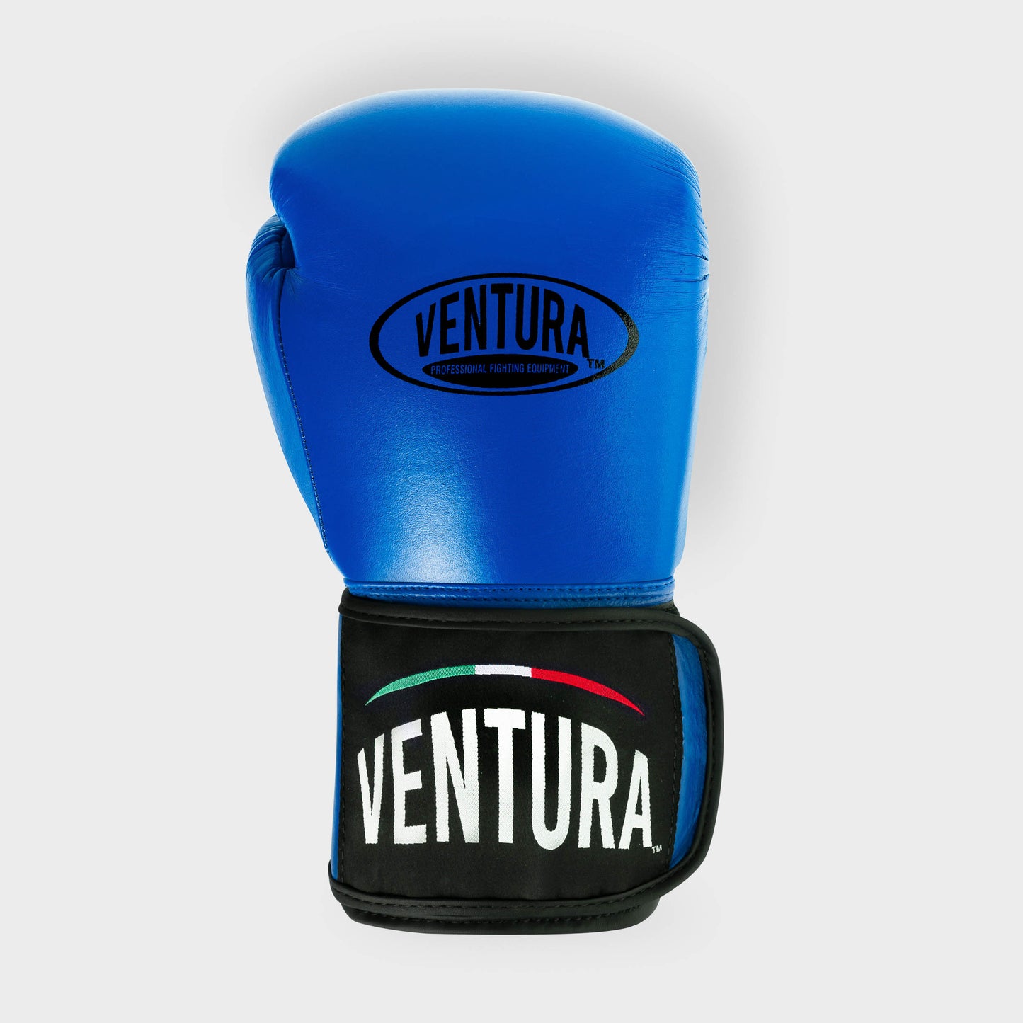 GENUINE LEATHER BOXING GLOVES - BLUE