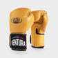 GUANTES DE BOXEO DE CUERO GENUINO - DORADO