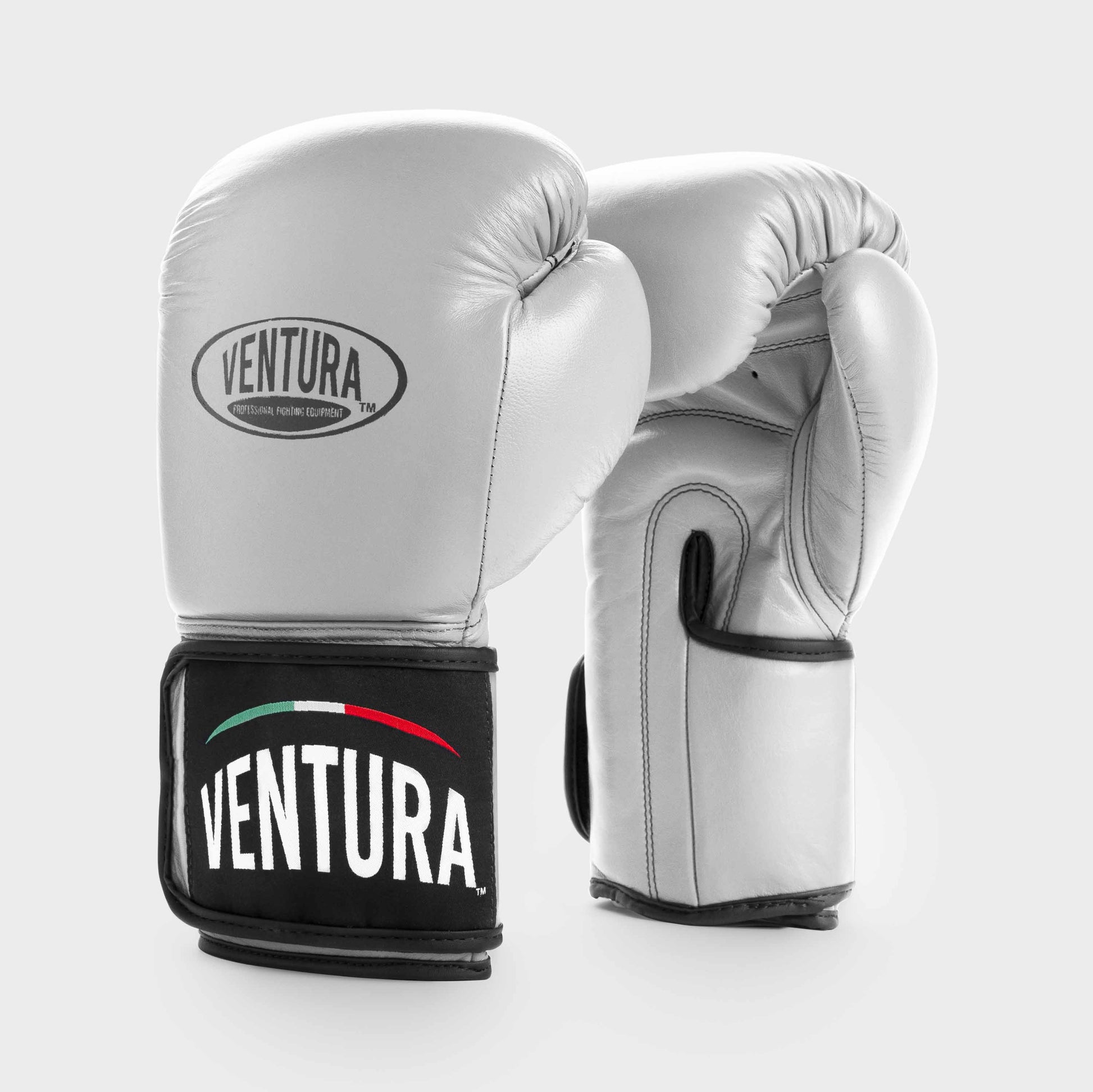GUANTONI BOXE IN VERA PELLE - GRIGIO