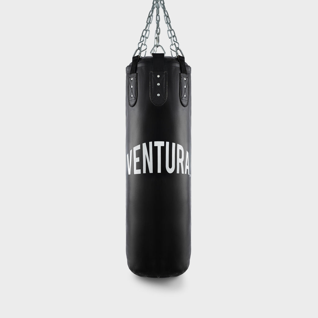 SACO DE BOXEO DE CUERO GENUINO - 100 cm, 25 kg