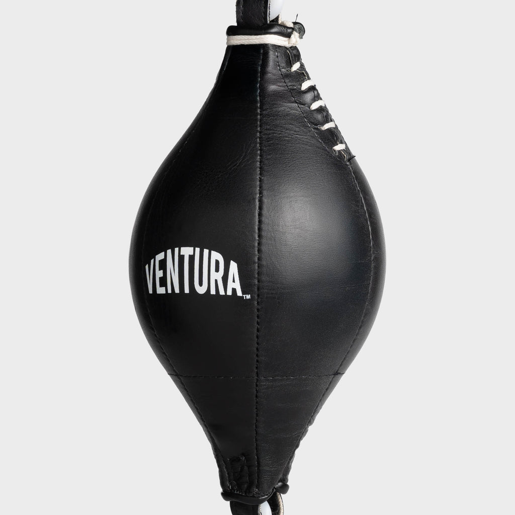 GENUINE LEATHER DOUBLE END BAG BLACK