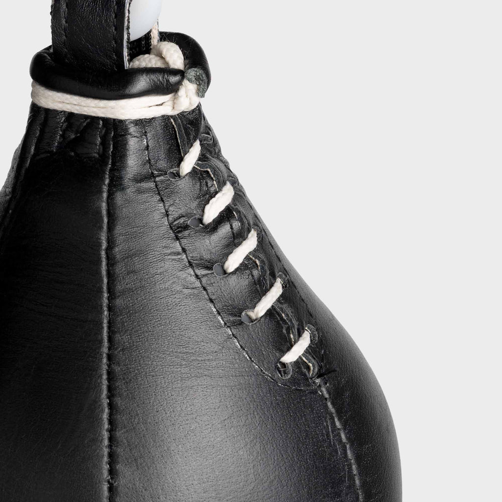 GENUINE LEATHER SPEED BAG BLACK