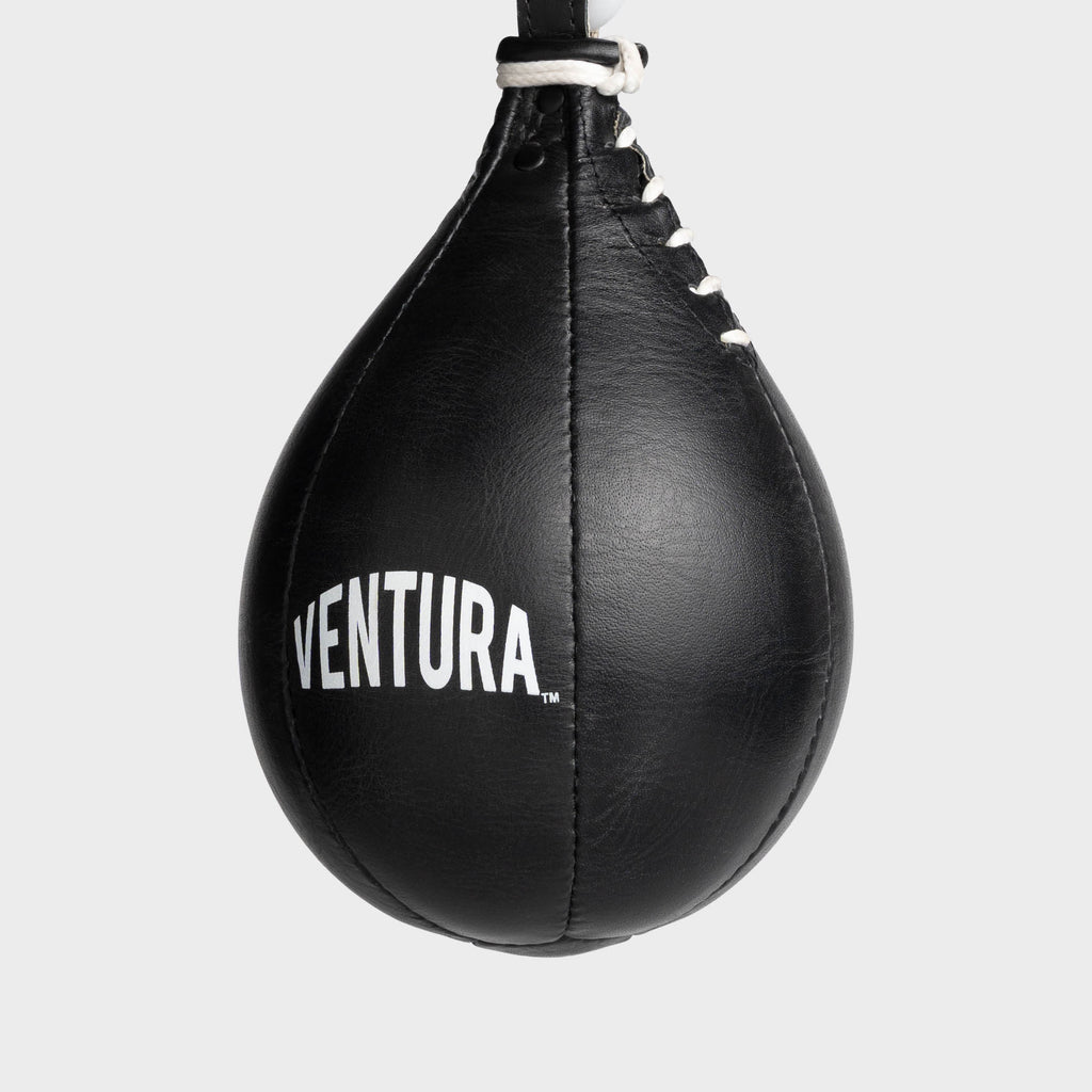 GENUINE LEATHER SPEED BAG BLACK