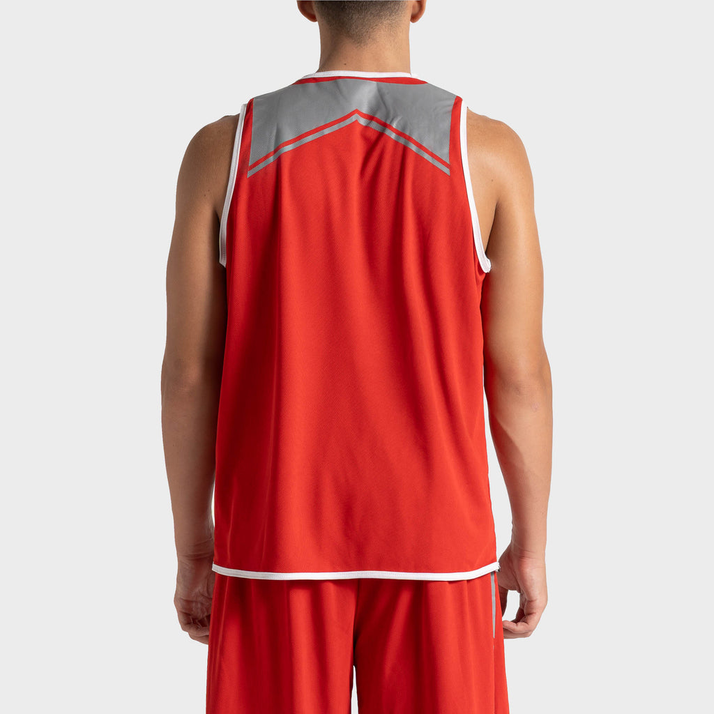 Reversible two-sided boxing singlet
