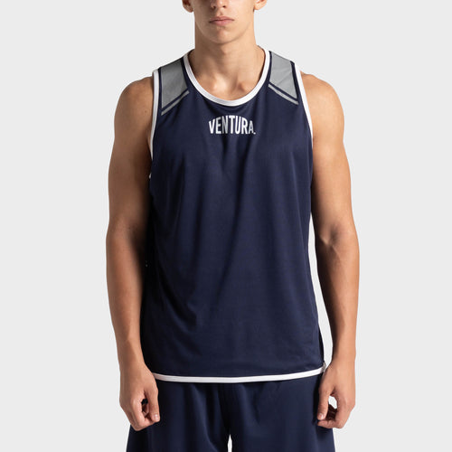 Reversible two-sided boxing singlet