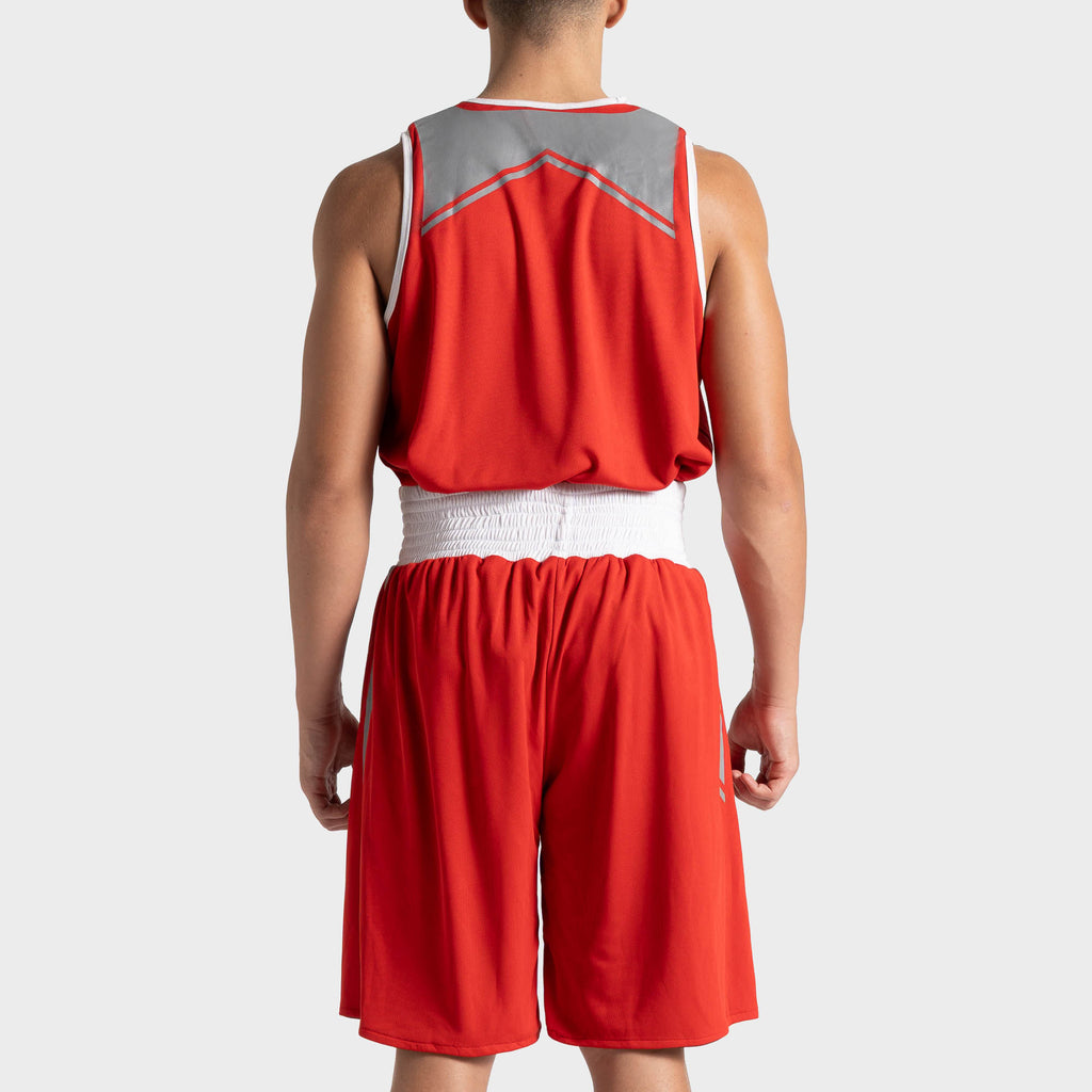 Set completo da boxe double face reversibile con canotta e pantaloncino
