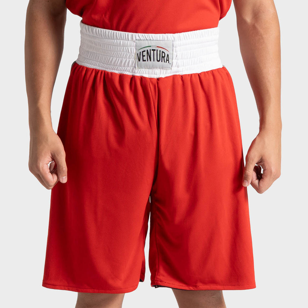 Pantaloncino da boxe double face reversibile