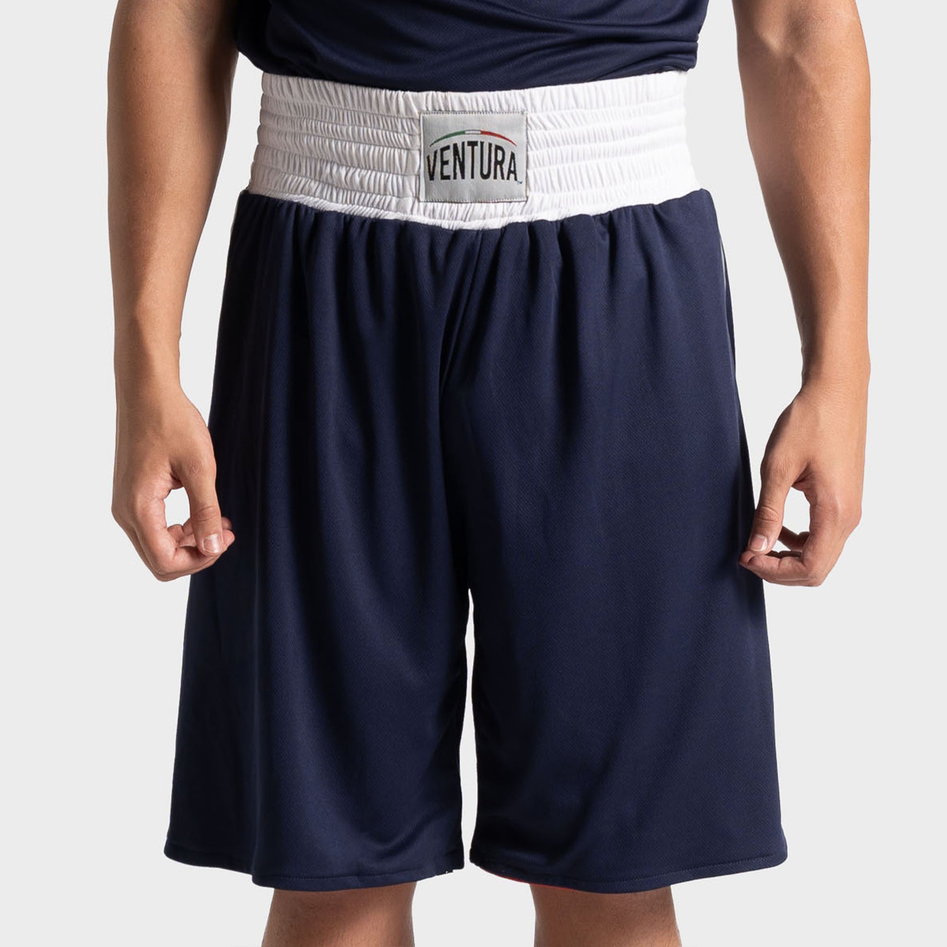 Pantaloncino da boxe double face reversibile