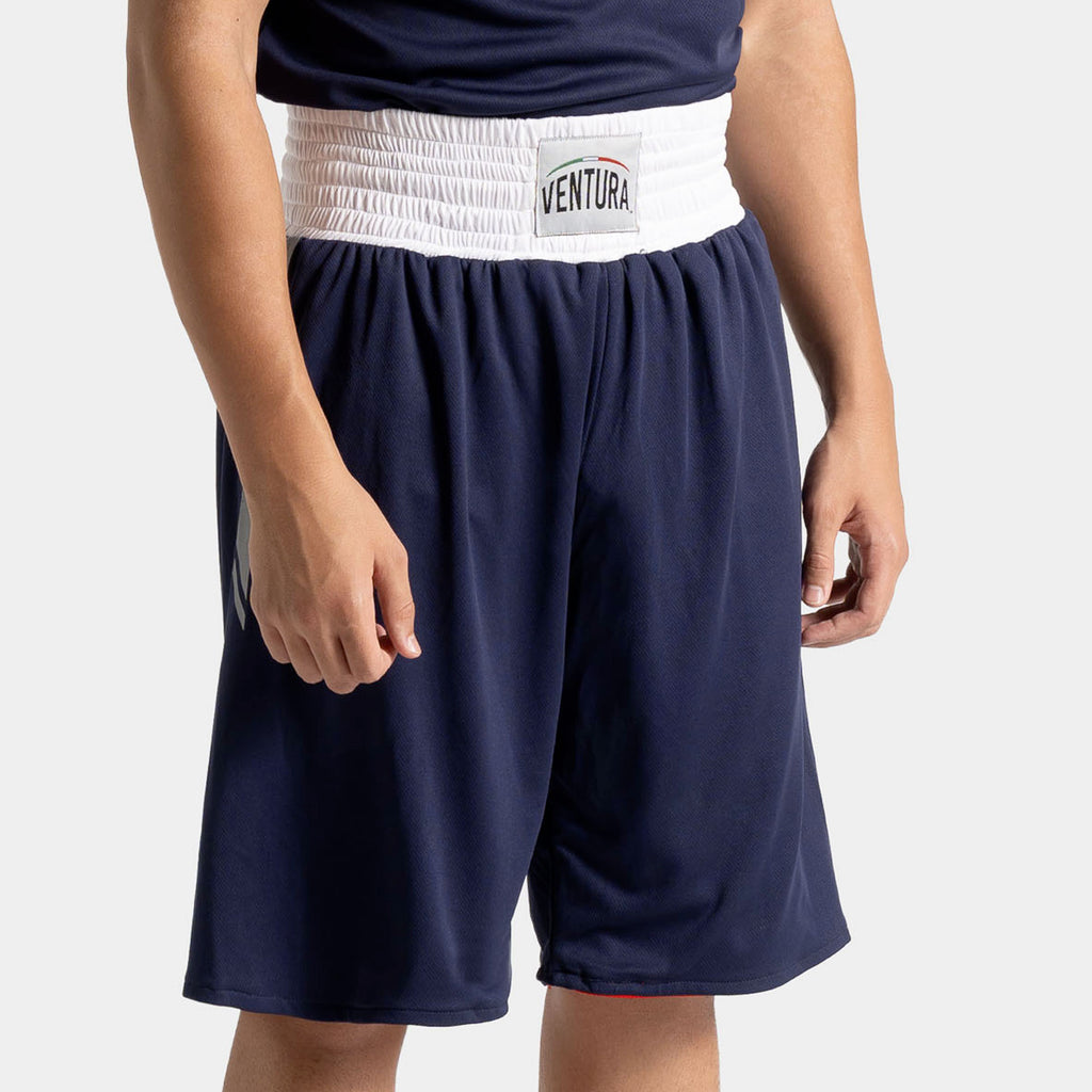 Pantaloncino da boxe double face reversibile