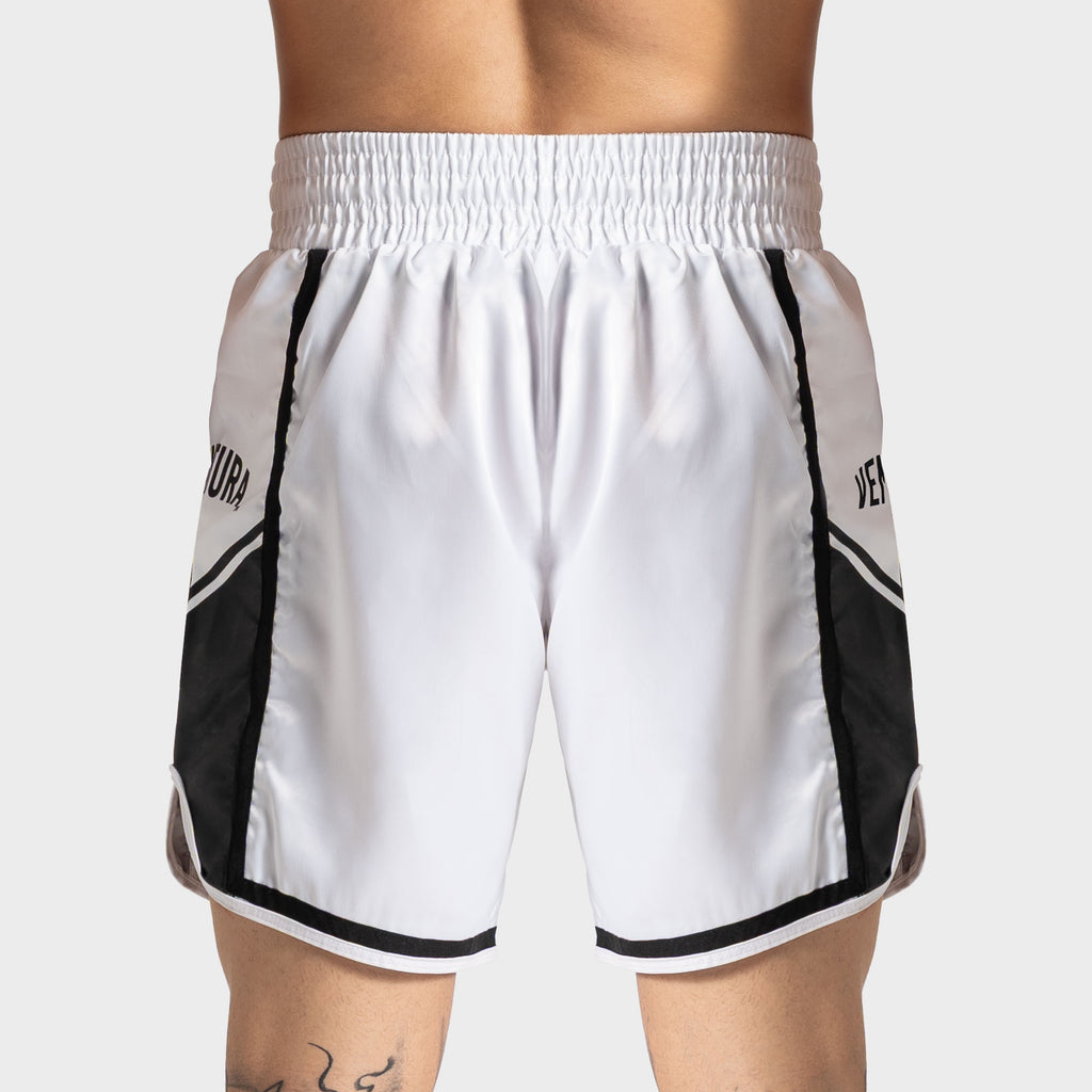 Pantaloncino da Muay Thai e kickboxing - bianco